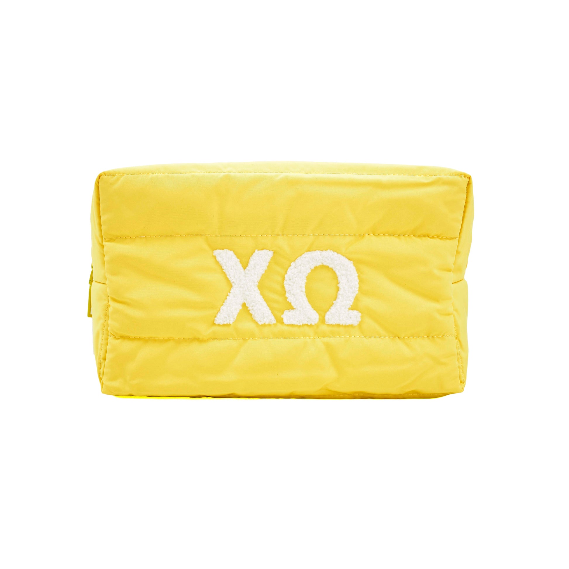 Chi Omega Puffer Makeup Bag - Ivy Society