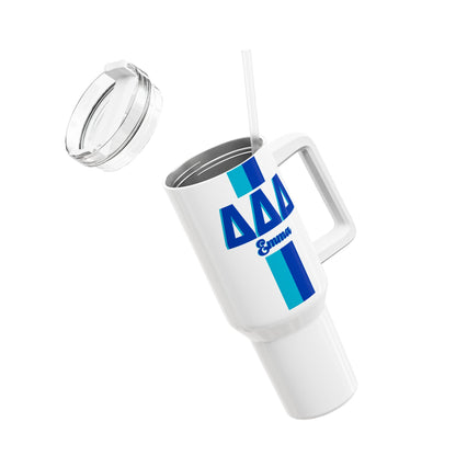 Tri Delta Personalized Stripe 40oz Tumbler - Ivy Society
