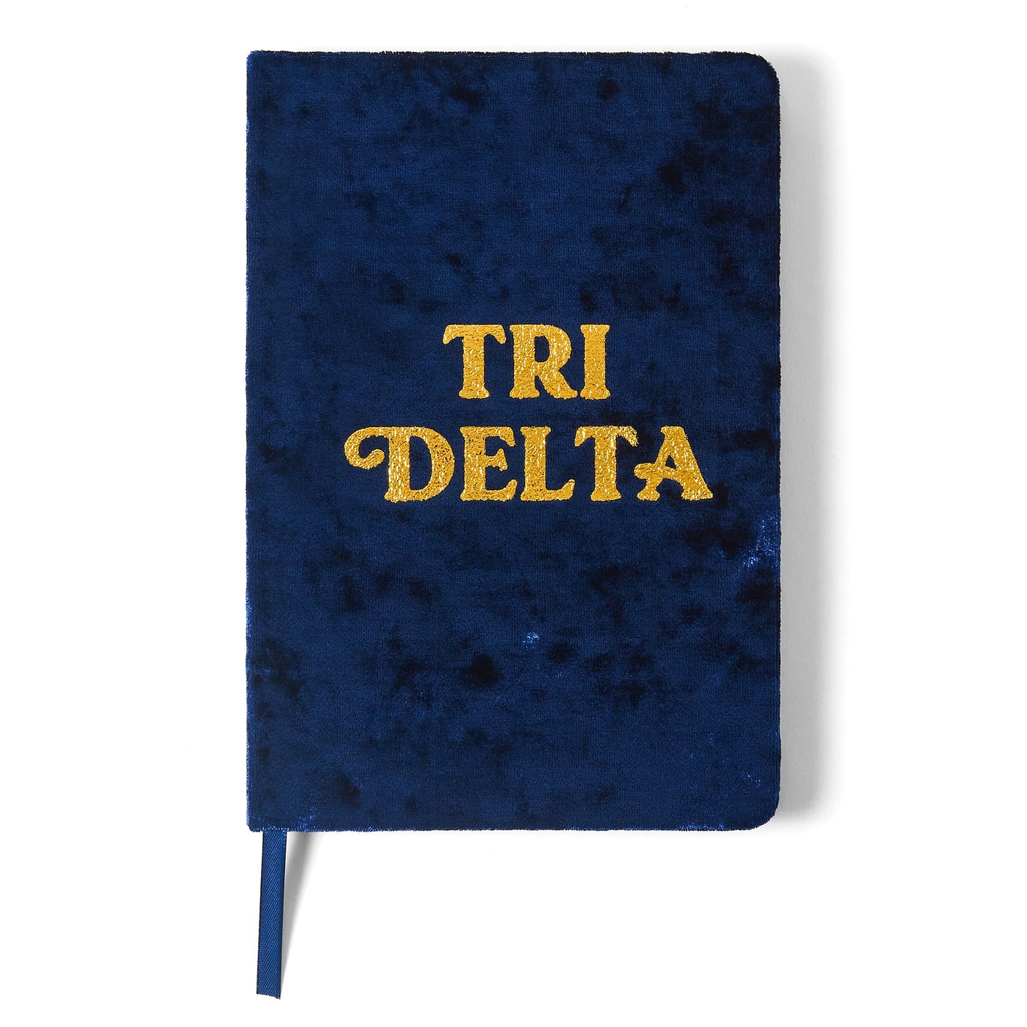 Tri Delta Velvet Notebook - Ivy Society