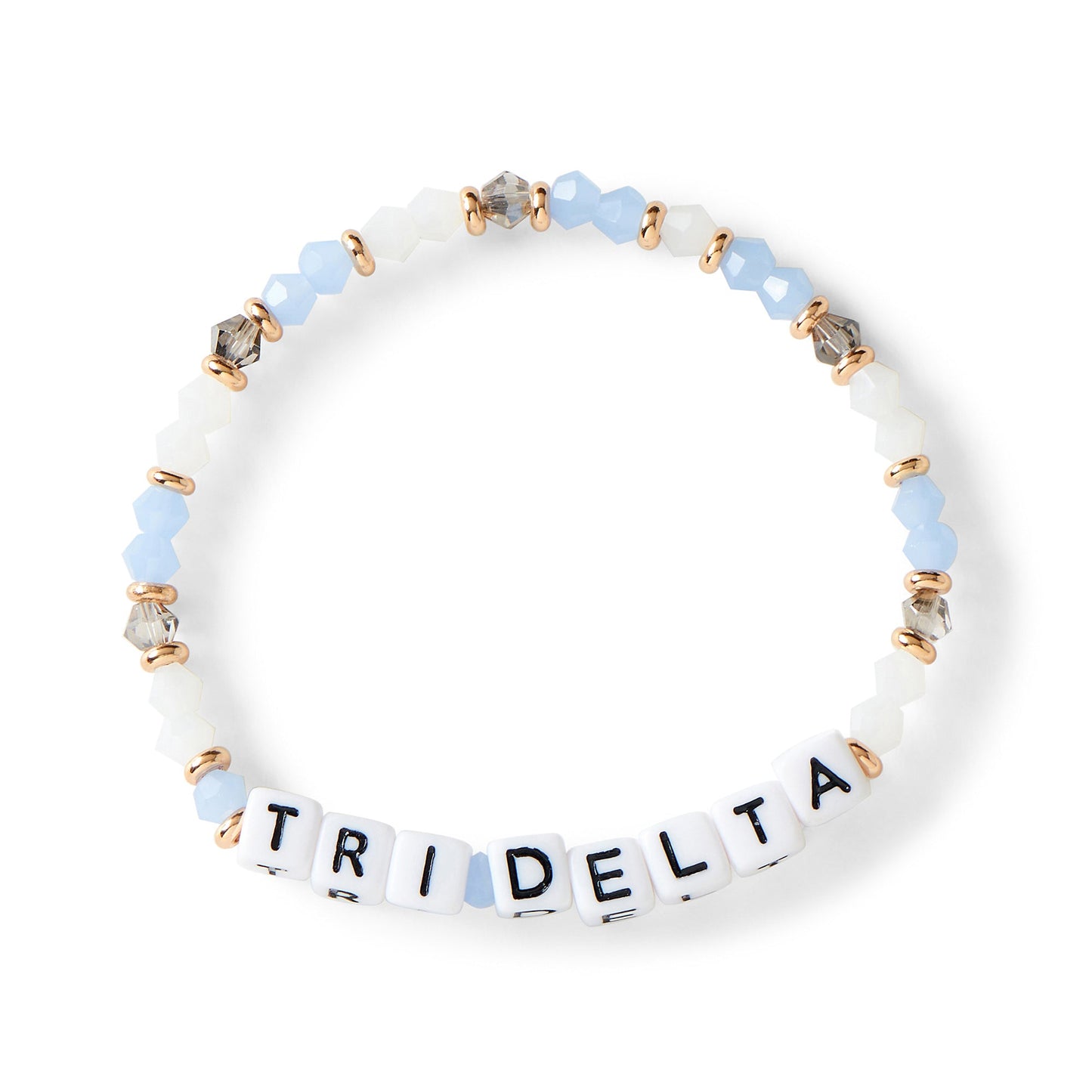 Tri Delta Glass Bead Bracelet