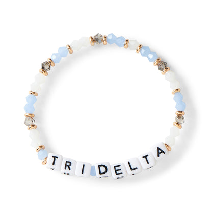 Tri Delta Glass Bead Bracelet