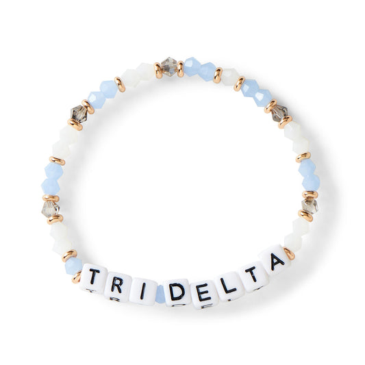 Tri Delta Glass Bead Bracelet