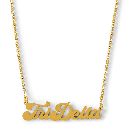 Tri Delta Retro Necklace
