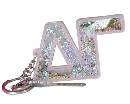 Delta Gamma Glitter Keychain - Ivy Society