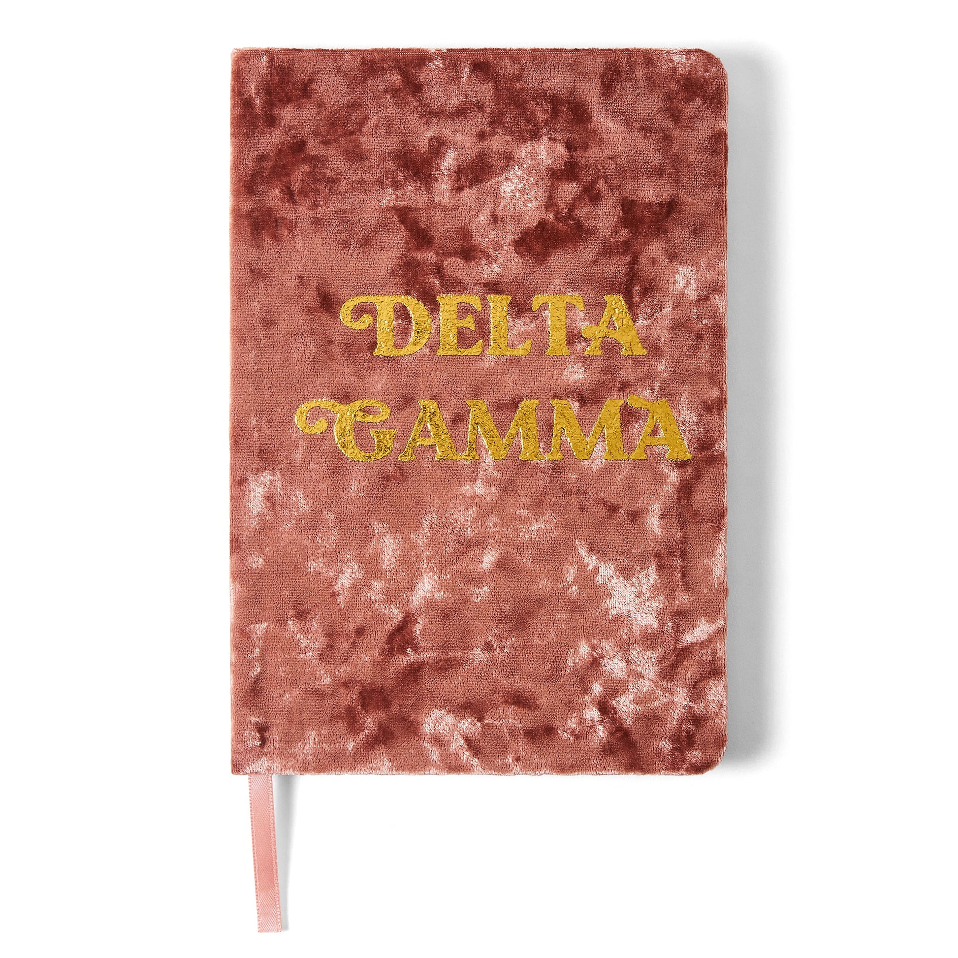 Delta Gamma Velvet Notebook - Ivy Society