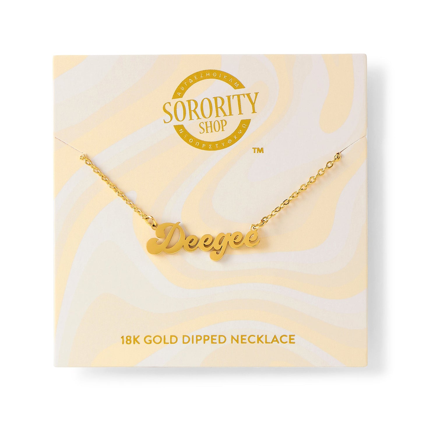 Delta Gamma Retro Necklace