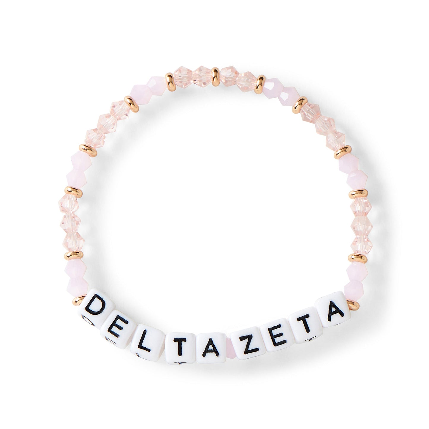 Delta Zeta Glass Bead Bracelet