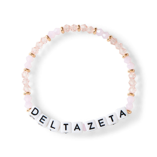 Delta Zeta Glass Bead Bracelet