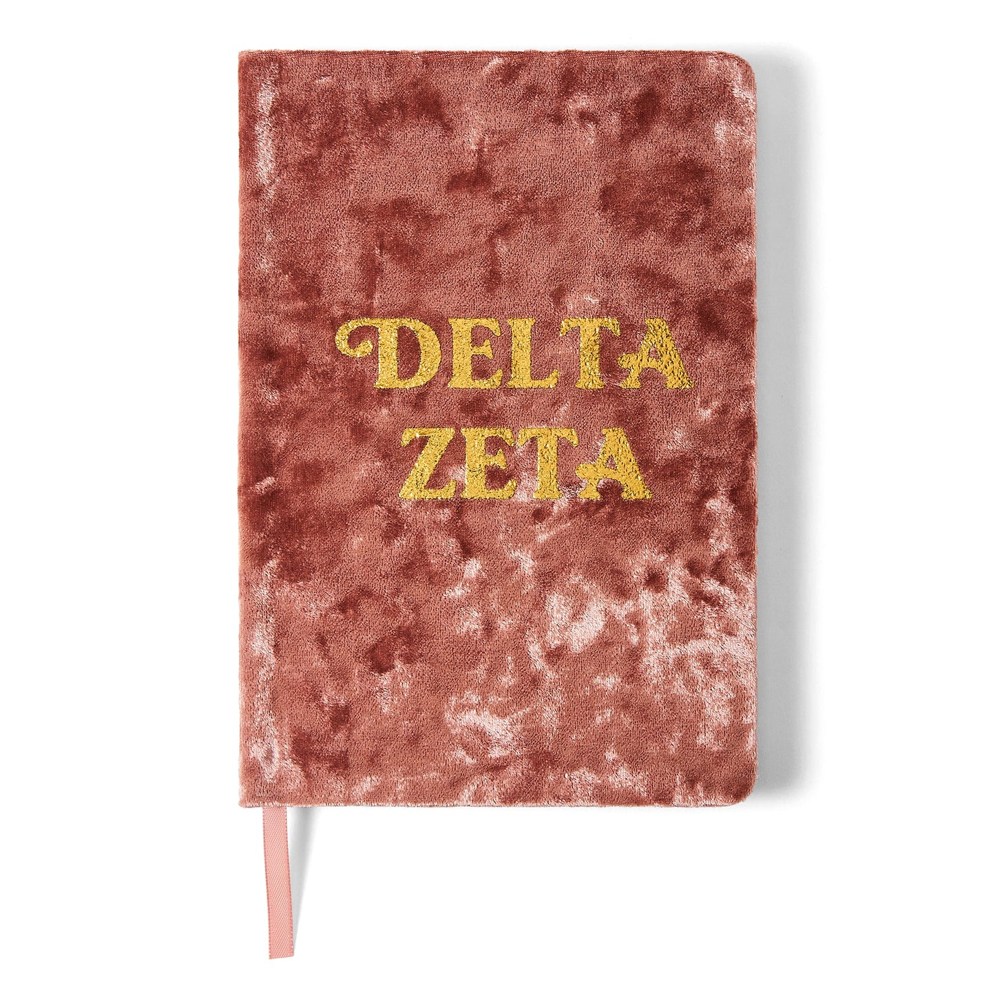 Delta Zeta Velvet Notebook - Ivy Society