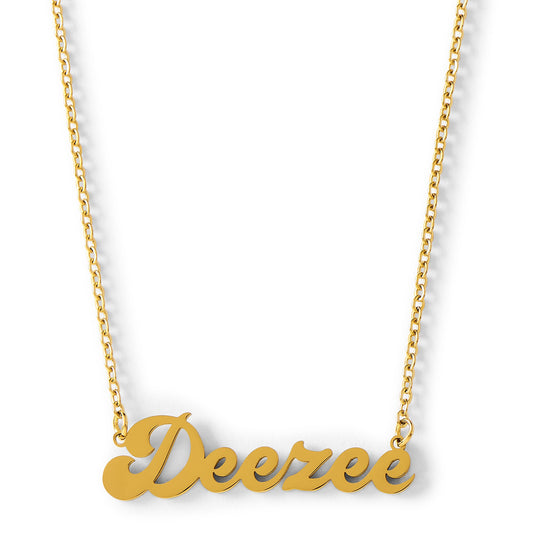 Delta Zeta Retro Necklace