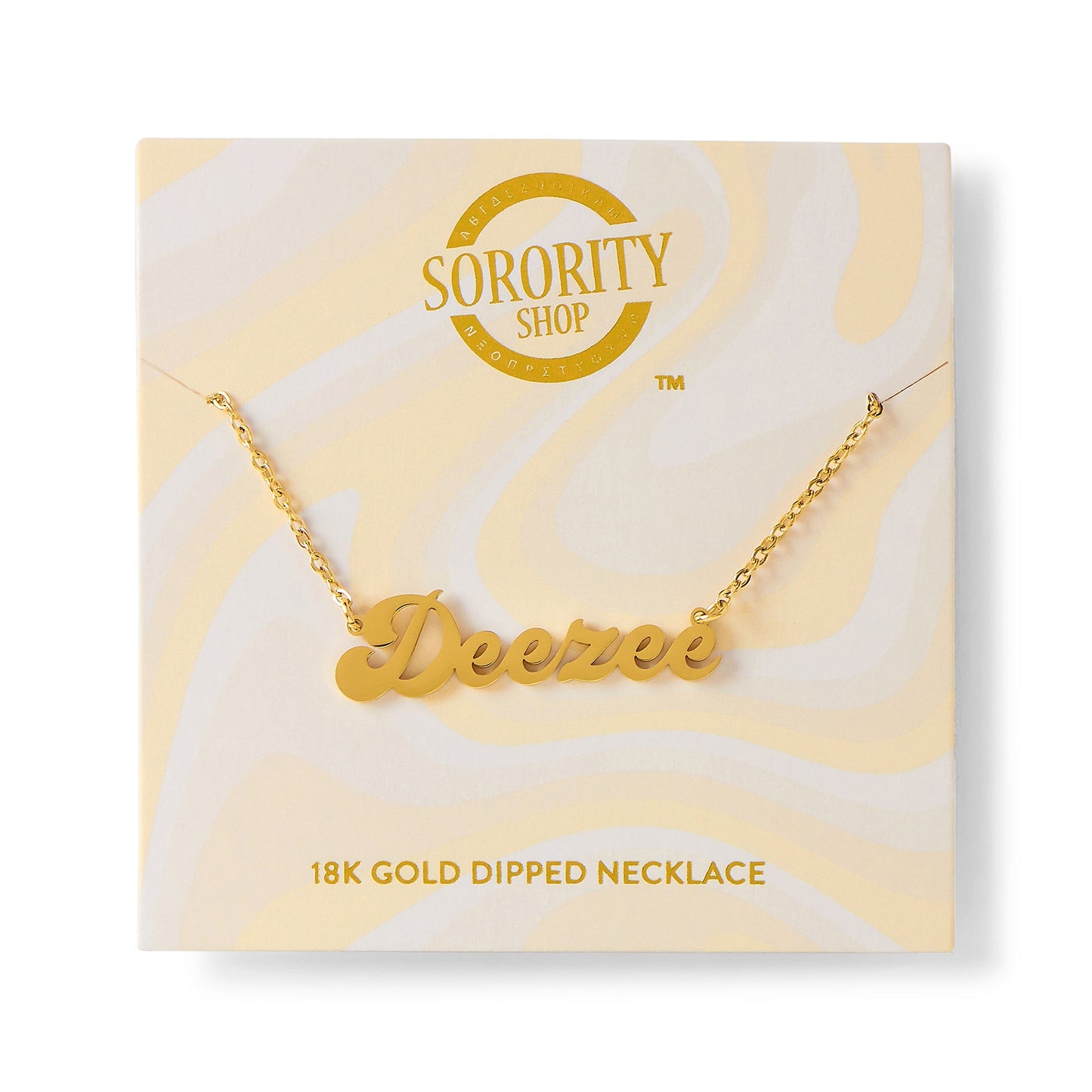 Delta Zeta Retro Necklace - Ivy Society