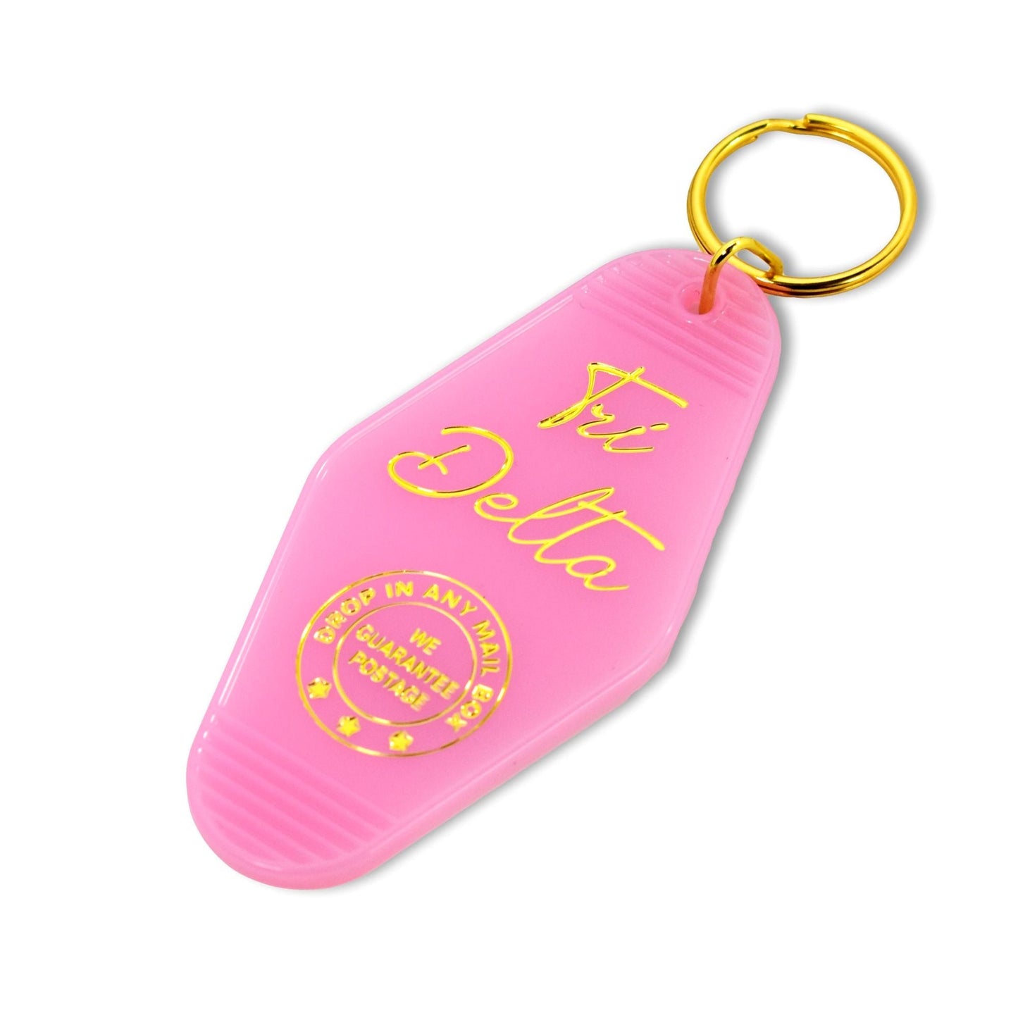 Tri Delta Motel Keychain