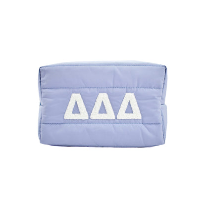 Tri Delta Puffer Makeup Bag - Ivy Society