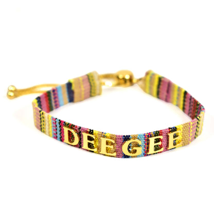 Delta Gamma Woven Bracelet