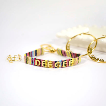 Delta Gamma Woven Bracelet