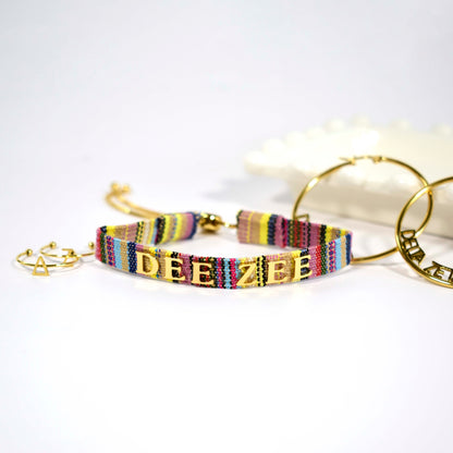 Delta Zeta Woven Bracelet