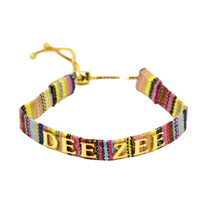 Delta Zeta Woven Bracelet