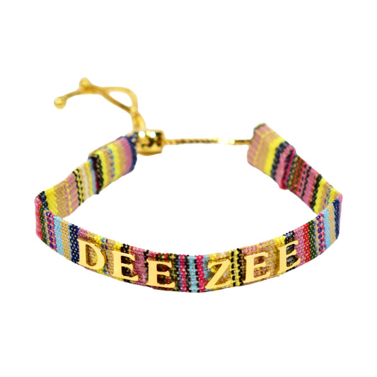 Delta Zeta Woven Bracelet