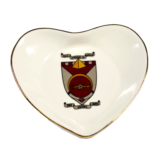 Phi Sigma Rho Heart Ring Dish - Ivy Society