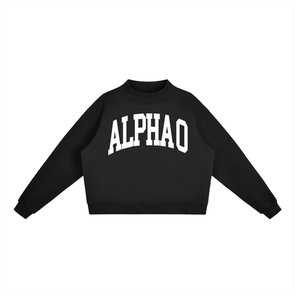 Alpha Omicron Pi Mock Neck Sweatshirt - Ivy Society