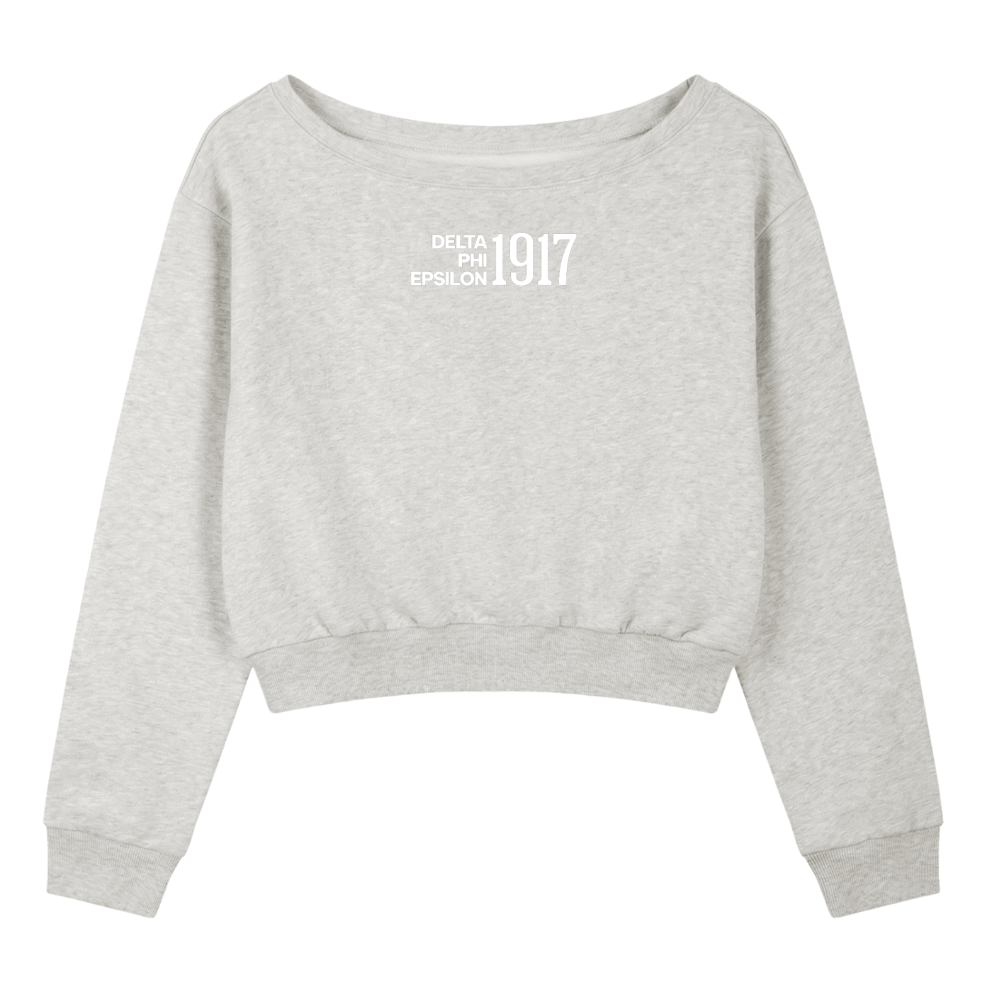 Delta Phi Epsilon 1917 Off The Shoulder Sweatshirt
