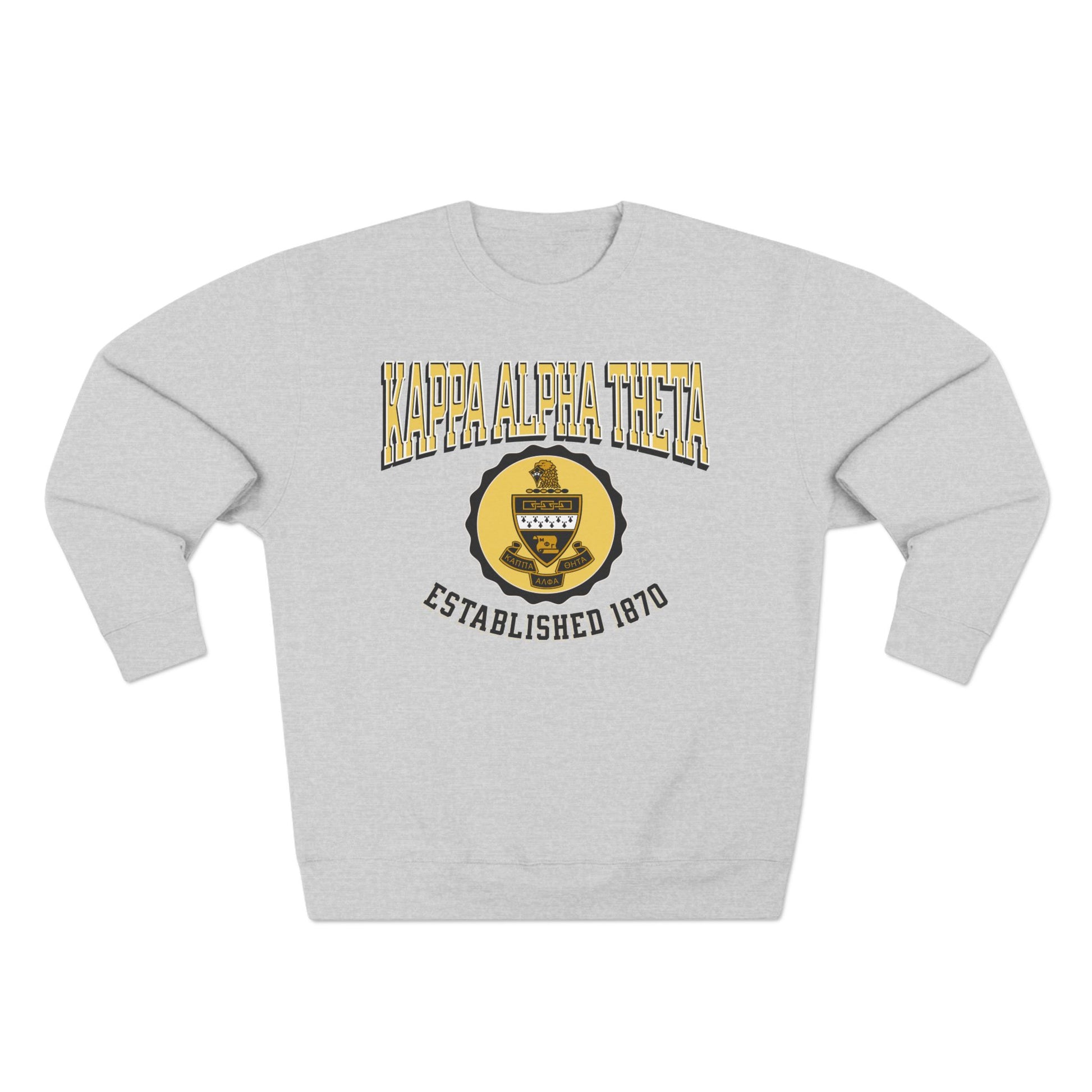 Kappa Alpha Theta Crest Sweatshirt - Ivy Society