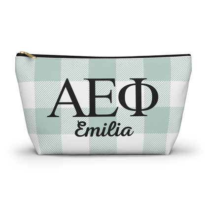 Alpha Epsilon Phi Personalized Makeup Bag - Ivy Society