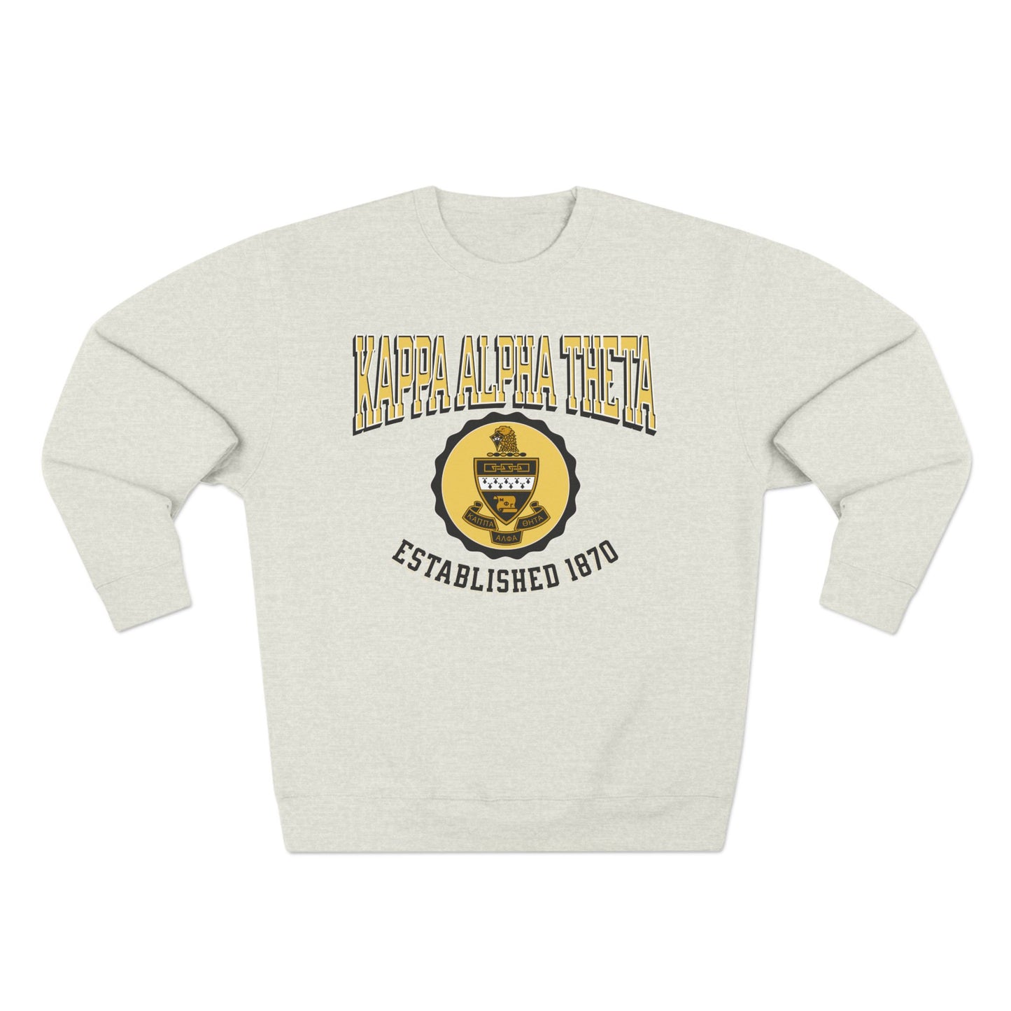 Kappa Alpha Theta Crest Sweatshirt - Ivy Society