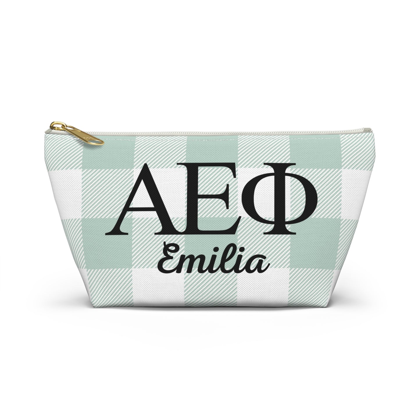 Alpha Epsilon Phi Personalized Makeup Bag - Ivy Society