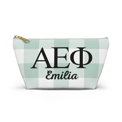 Alpha Epsilon Phi Personalized Makeup Bag - Ivy Society