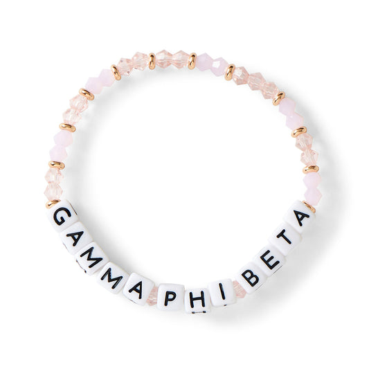 Gamma Phi Beta Glass Bead Bracelet
