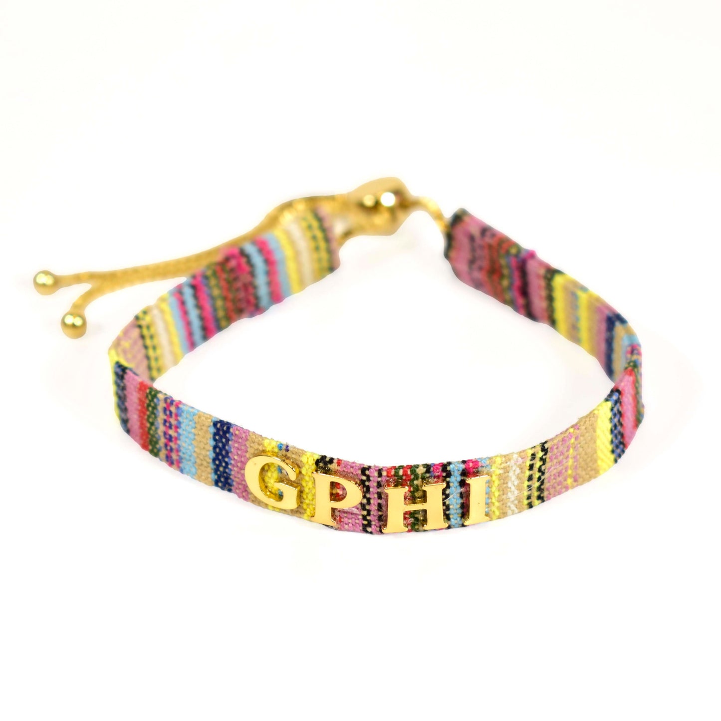 Gamma Phi Beta Woven Bracelet