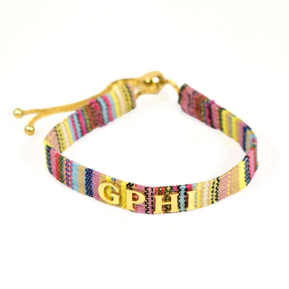 Gamma Phi Beta Woven Bracelet