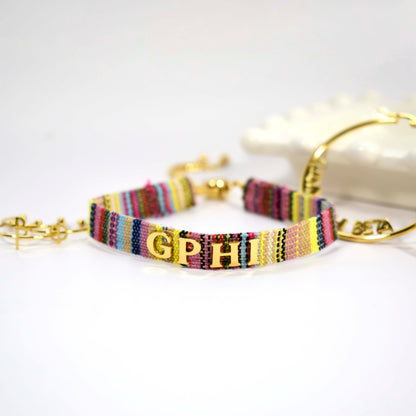 Gamma Phi Beta Woven Bracelet