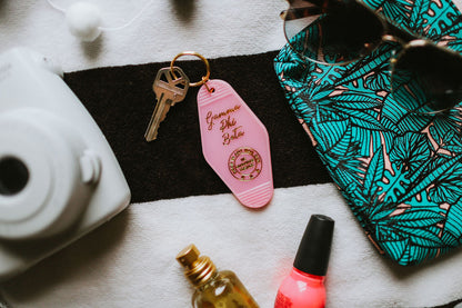 Gamma Phi Beta Motel Keychain
