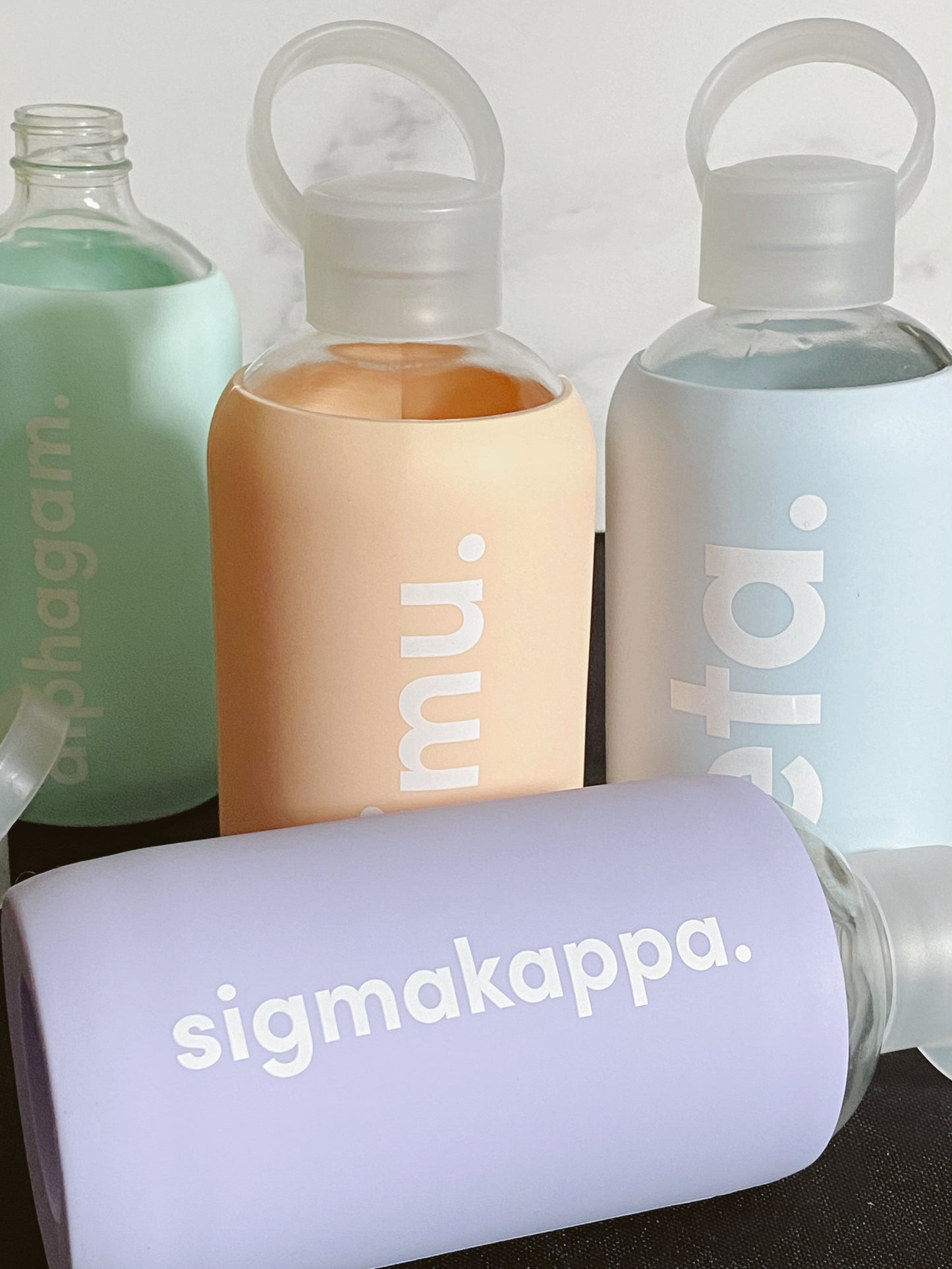 Alpha Delta Pi Glass Water Bottle - Ivy Society
