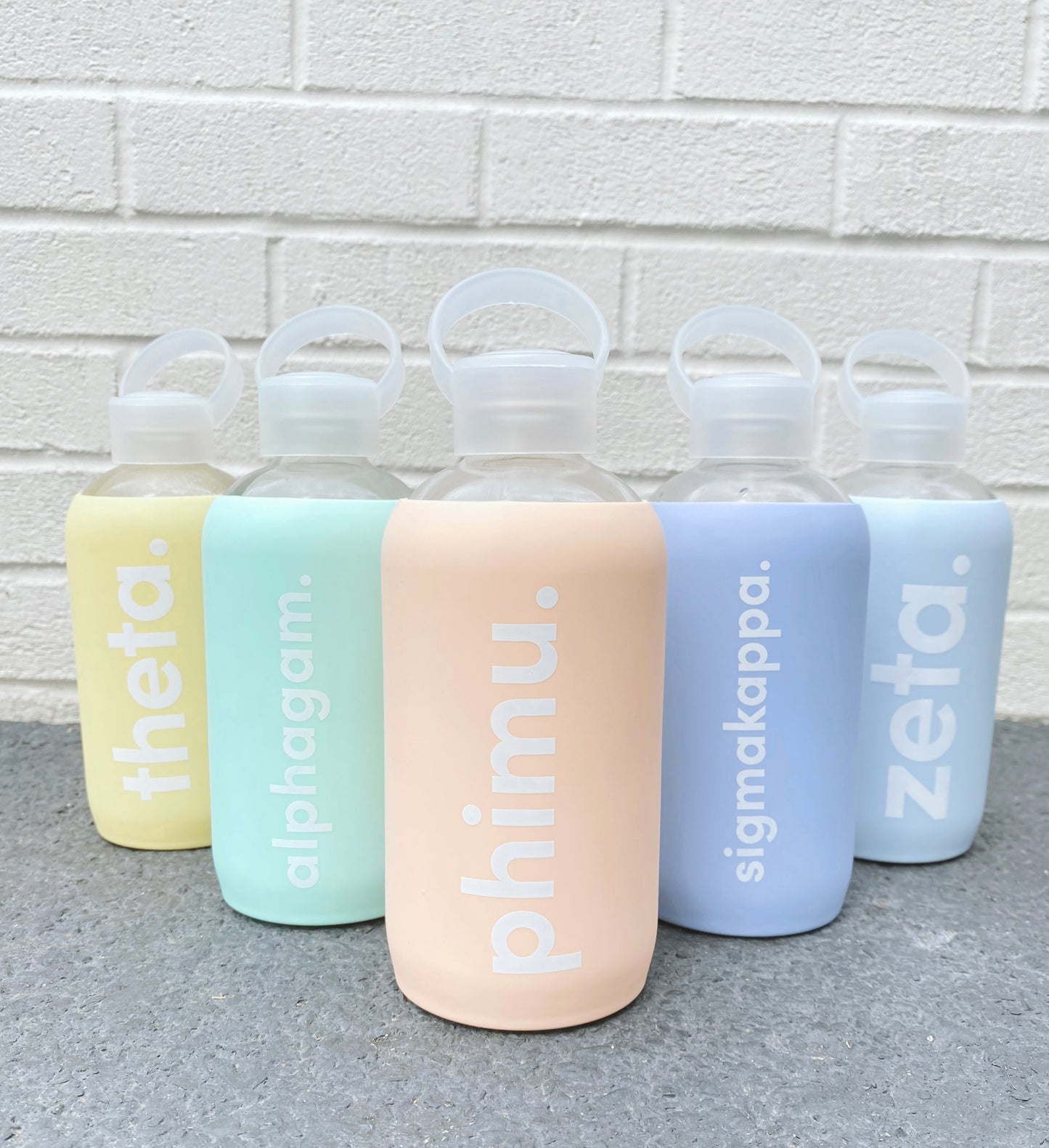 Chi Omega Glass Water Bottle - Ivy Society