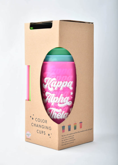 Kappa Alpha Theta Color Changing Cups 4 Pack - Ivy Society