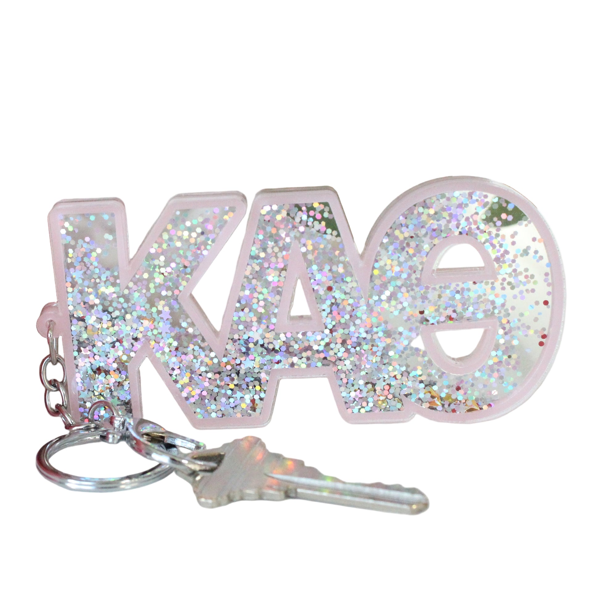 Kappa Alpha Theta Glitter Keychain - Ivy Society