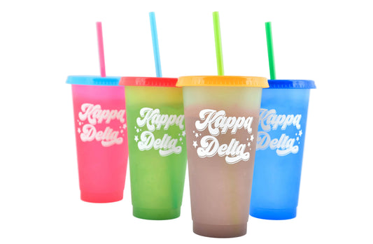 Kappa Delta Color Changing Cups 4 Pack - Ivy Society