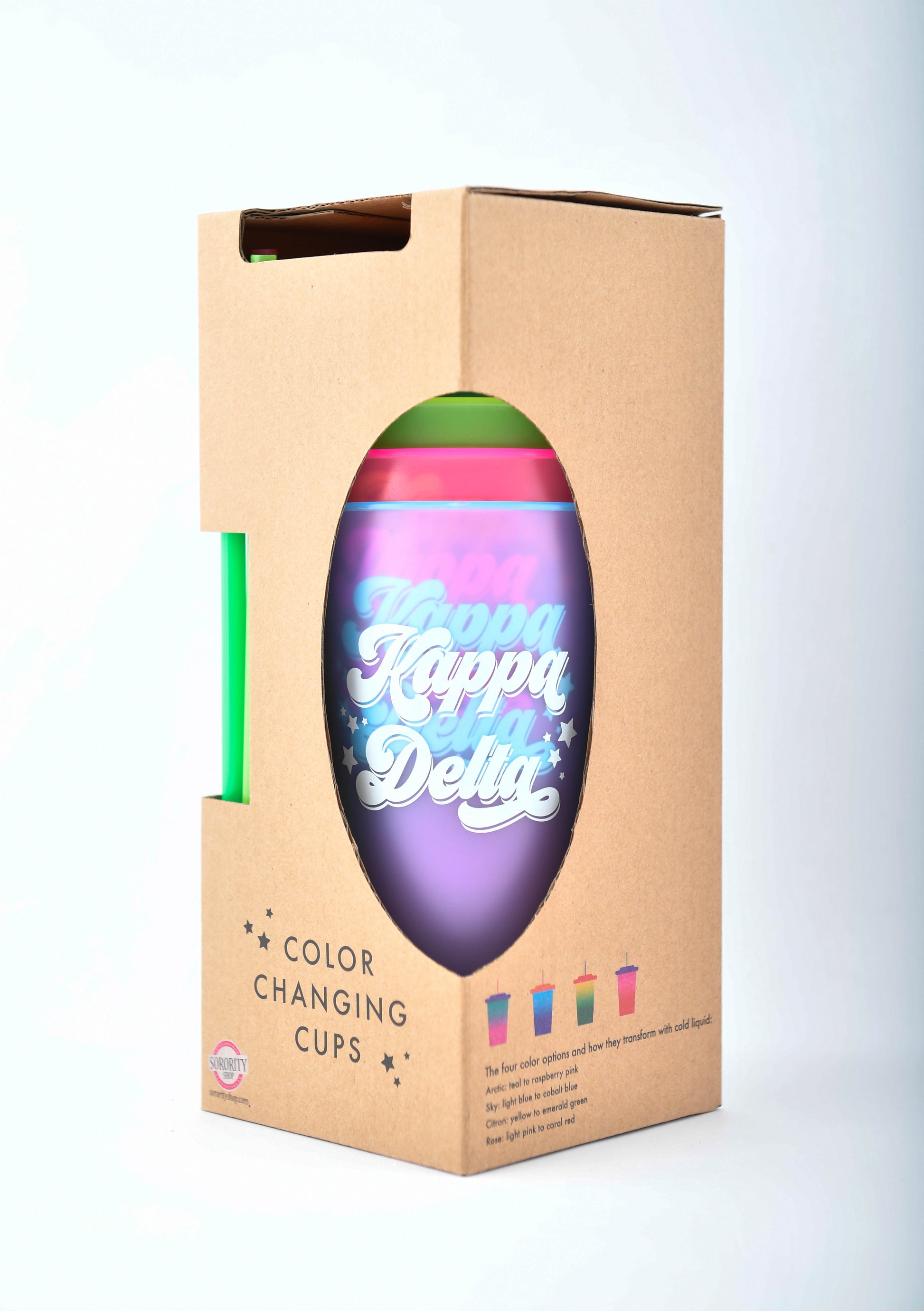 Kappa Delta Color Changing Cups 4 Pack - Ivy Society