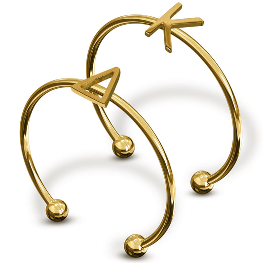 Kappa Delta Gold Ring Stack