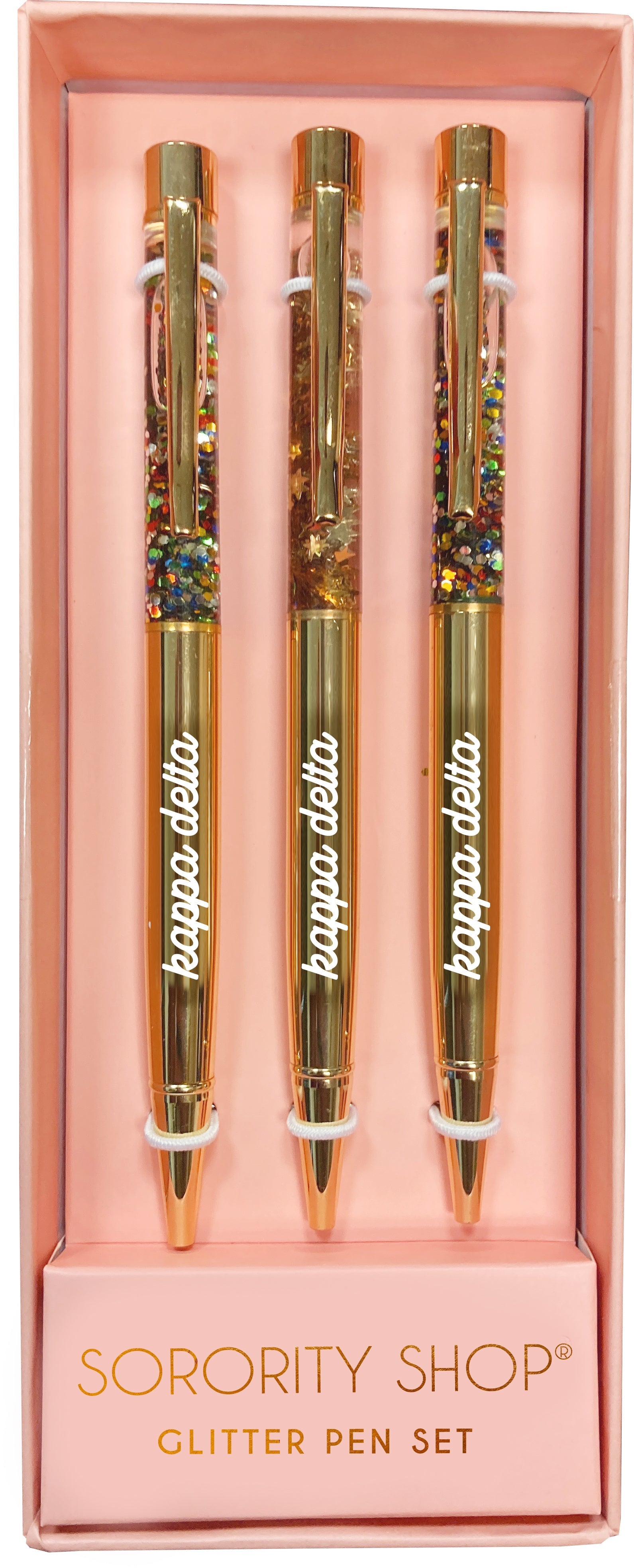 Kappa Delta Glitter Pens (Set of 3) - Ivy Society