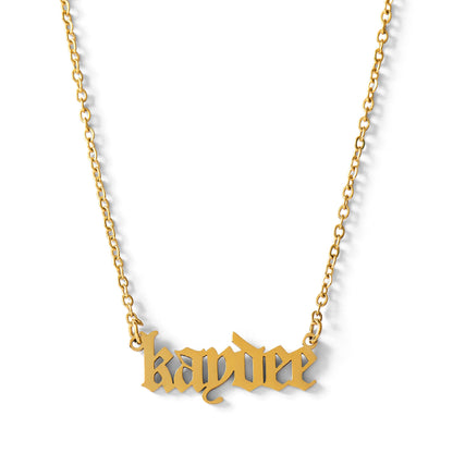 Kappa Delta Old English Necklace