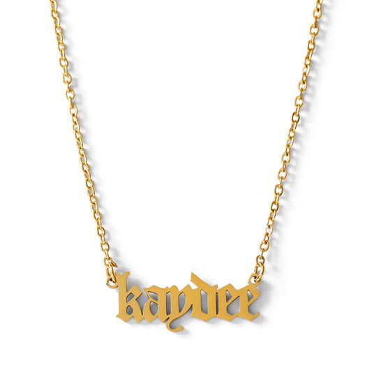 Kappa Delta Old English Necklace
