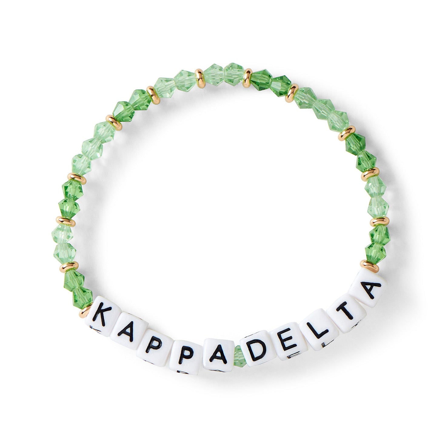 Kappa Delta Glass Bead Bracelet