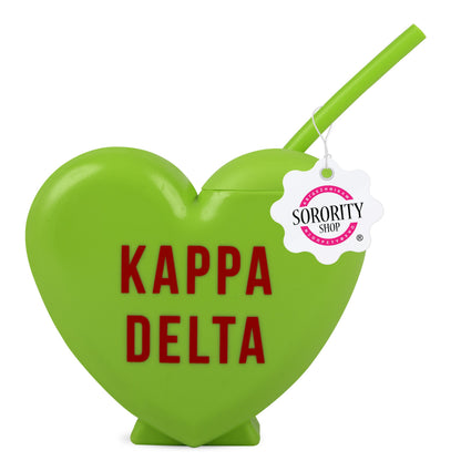 Kappa Delta Heart Tumbler - Ivy Society