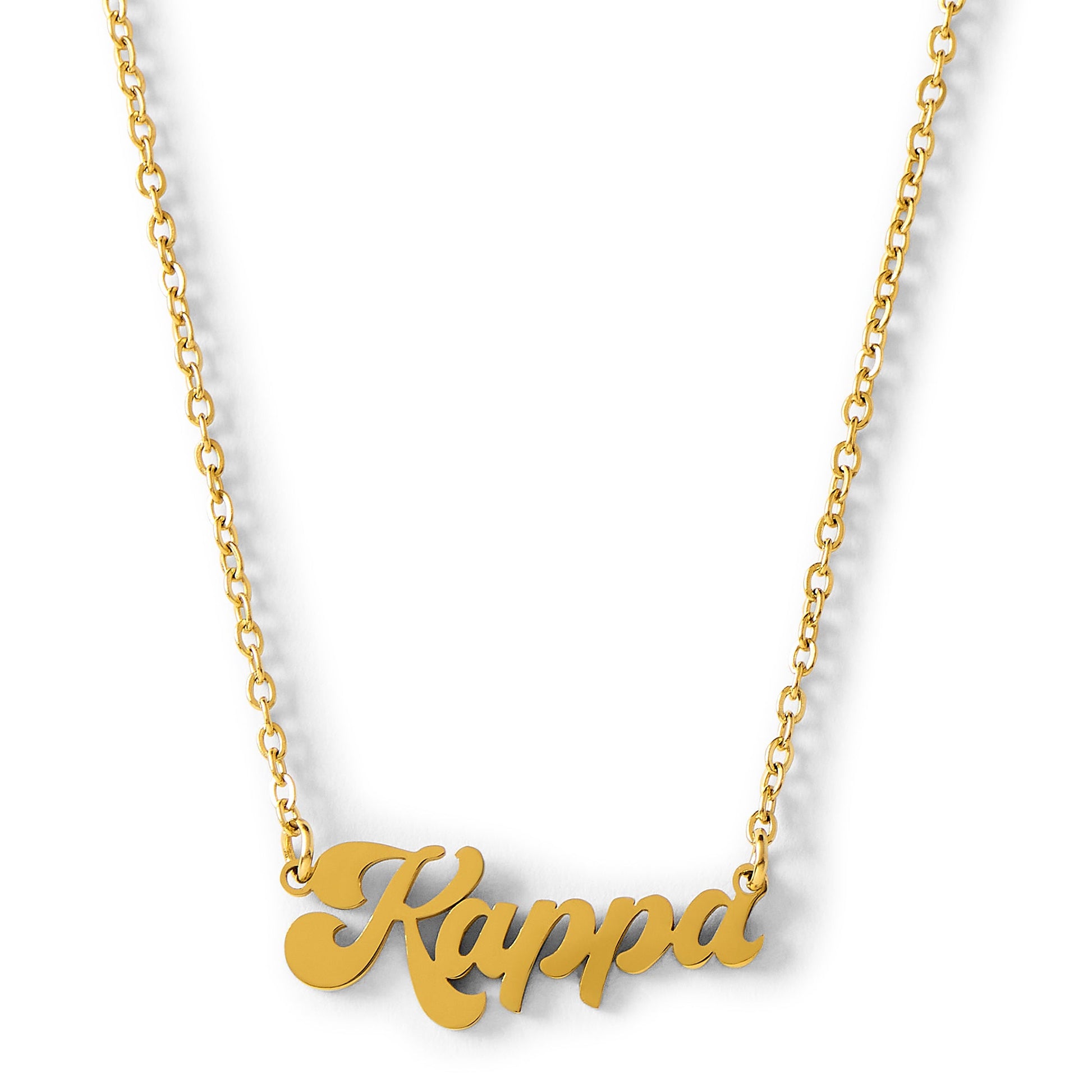 Kappa Kappa Gamma Retro Design Necklace - Ivy Society