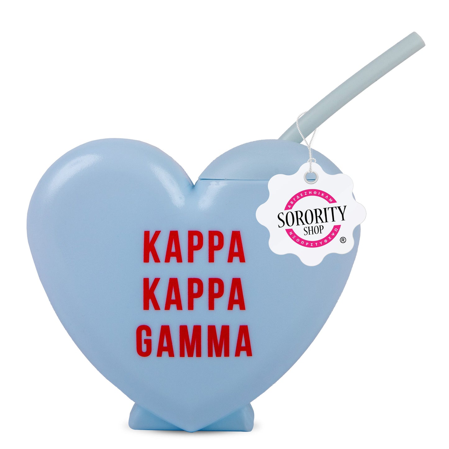 Kappa Kappa Gamma Heart Tumbler - Ivy Society