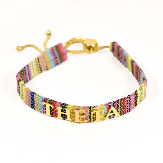 Kappa Alpha Theta Woven Bracelet